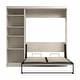 preview thumbnail 23 of 91, Pur Full Murphy Bed with Shelving Unit (84W) by Bestar