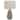 Uttermost Monacan Grey Textured Table Lamp - 25.5"H