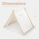 preview thumbnail 6 of 22, Kids Play Tent, Indoor Canvas Play Tent by Comfy Cubs