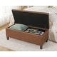 preview thumbnail 13 of 48, Adeco Storage Ottoman 41" Tufted Bench for Living Room Bedroom