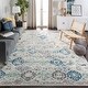 preview thumbnail 7 of 18, SAFAVIEH Madison Avery Boho Chic Distressed Area Rug - Ivory/Aqua - 5' 3" x 7' 6"