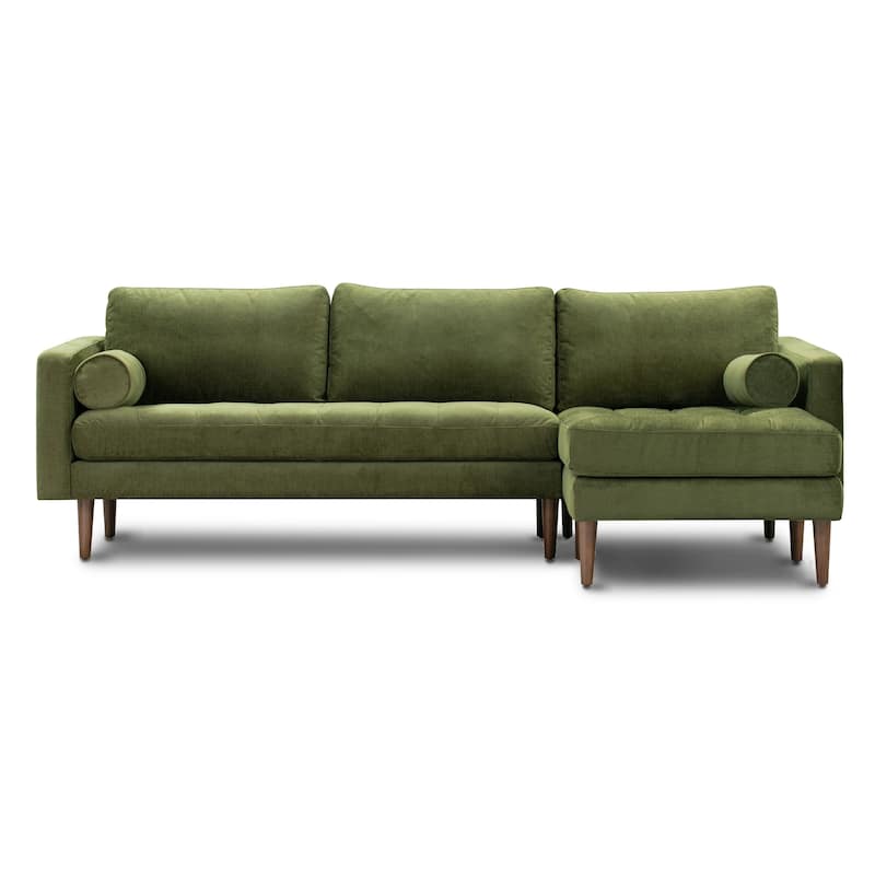 Poly & Bark Napa 104.5" Fabric Right Sectional Sofa