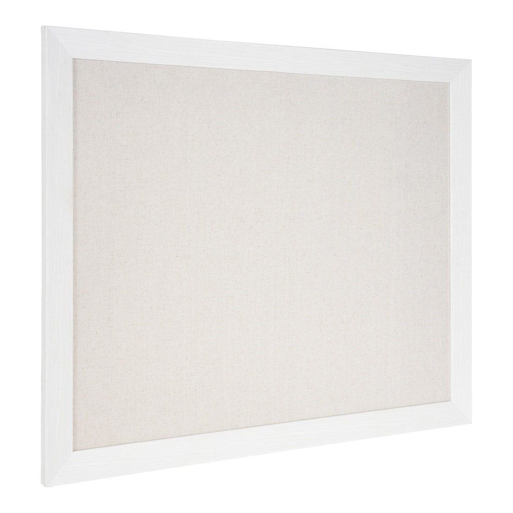 DesignOvation Beatrice Framed Linen Fabric Pinboard