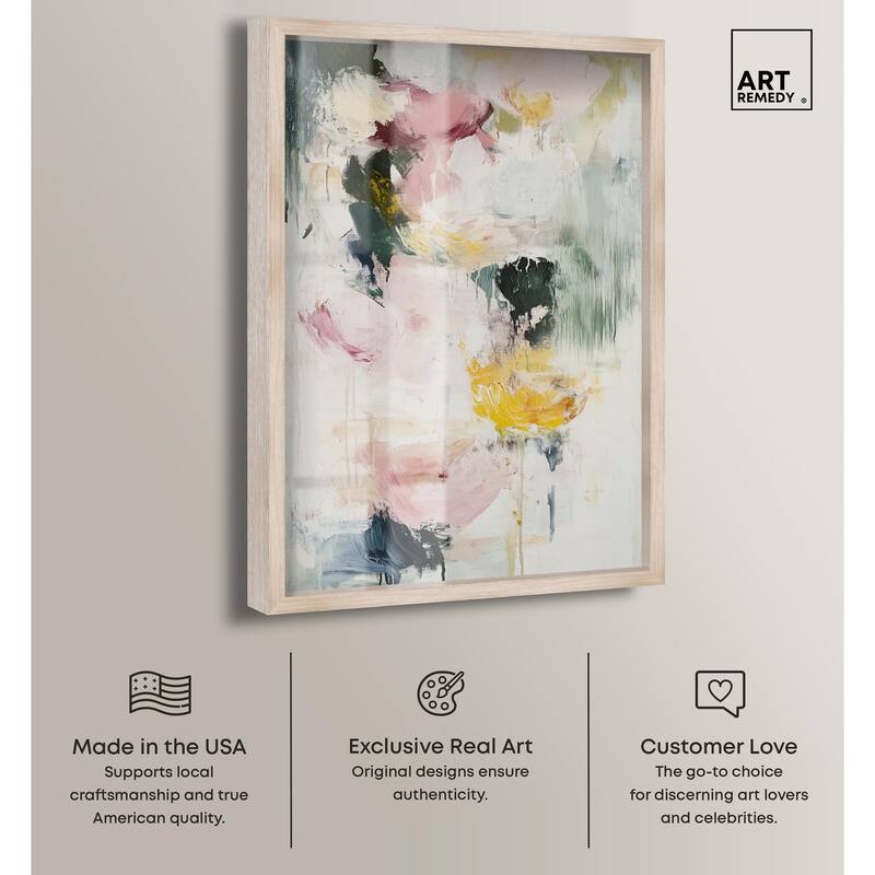 Dripping Colors II Shadowbox by Art Remedy