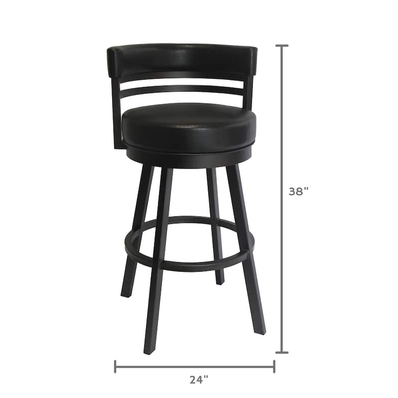Tempo Furniture Ambridge Swivel 26" Counterstool/30" Barstool by Furnish Theory