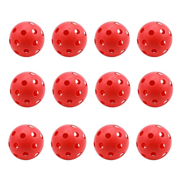 The Golfers Club Airflow Practice Golf Balls - Red/Black The Golfers Club Airflow Practice Golf Balls - Red/Black