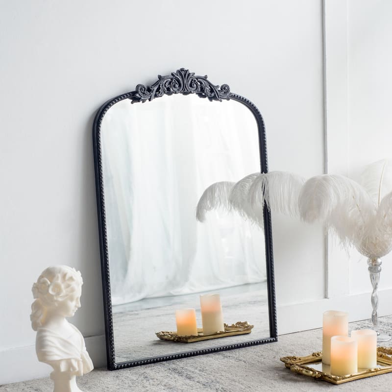 Baroque style living room mirror