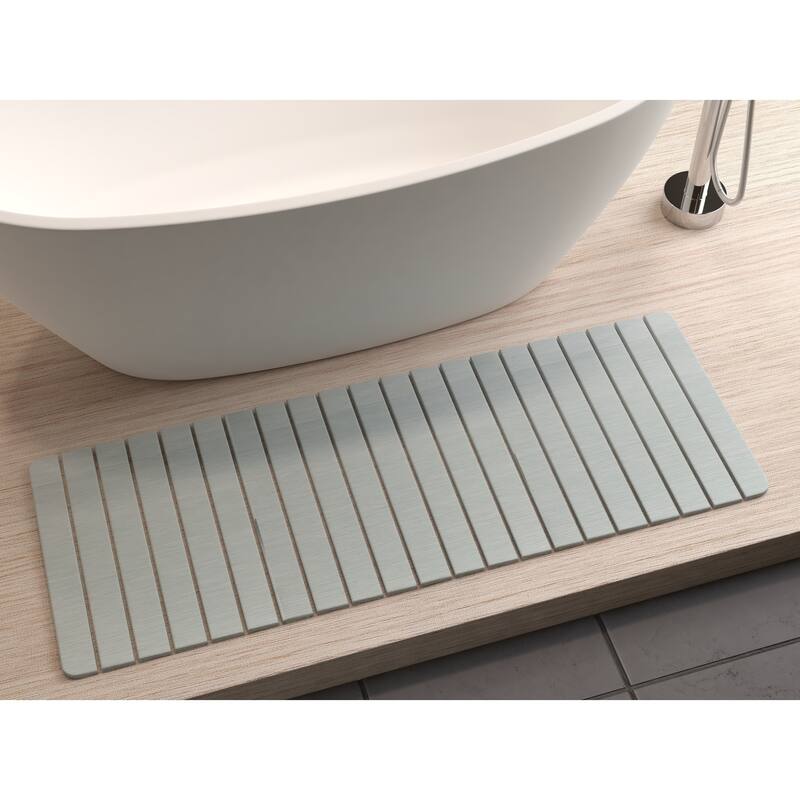 Diatomite Quick-Dry Stone Extra Large 58 "x 21" Bath Mat