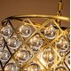 preview thumbnail 3 of 5, 8-Light Mid Century Modern Gold Crystal Chandelier for Dining Room