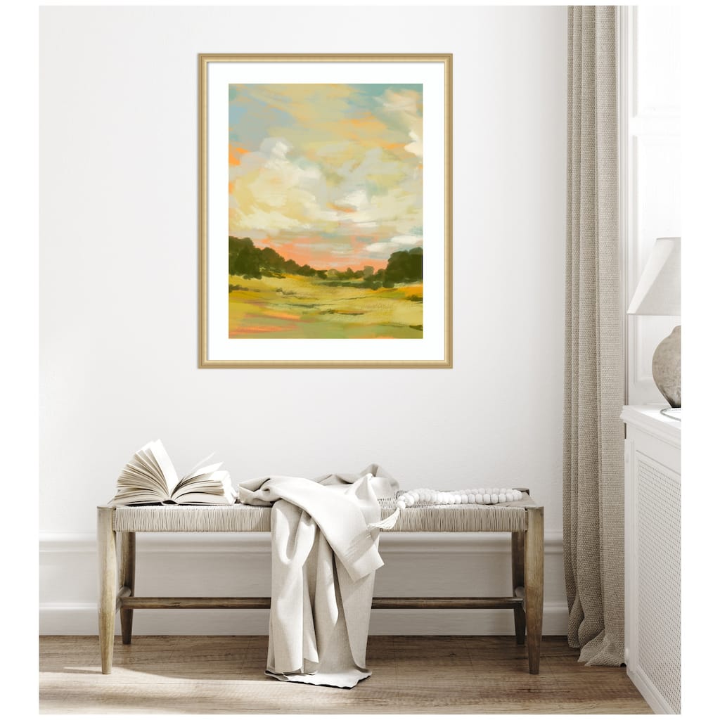 Kate and Laurel Framed Art Landscape 2 by Annie Quigley