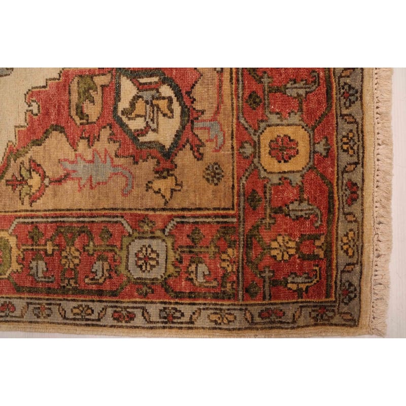 ECARPETGALLERY Hand-knotted Jules Sultane Cream Wool Rug - 4'0 x 6'3