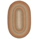 preview thumbnail 101 of 146, SAFAVIEH Handmade Braided Chandrima Cotton Rug 3' x 5' Oval - Ivory/Brown