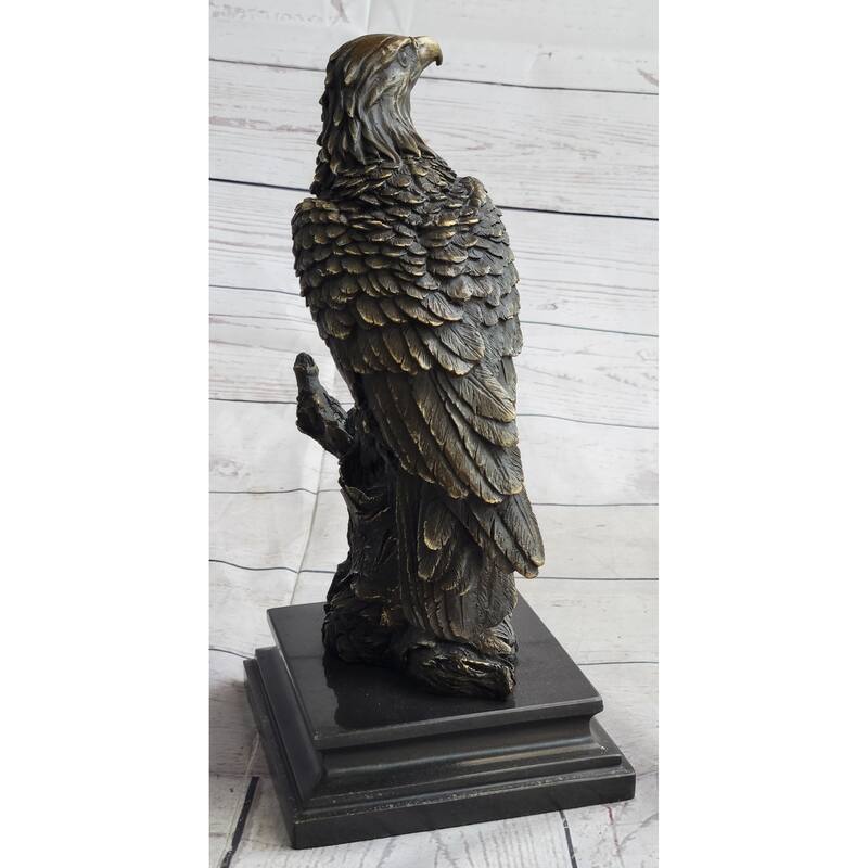 Statue Sculpture Eagle Bird Wildlife Art Deco Style Art Nouveau Style Bronze