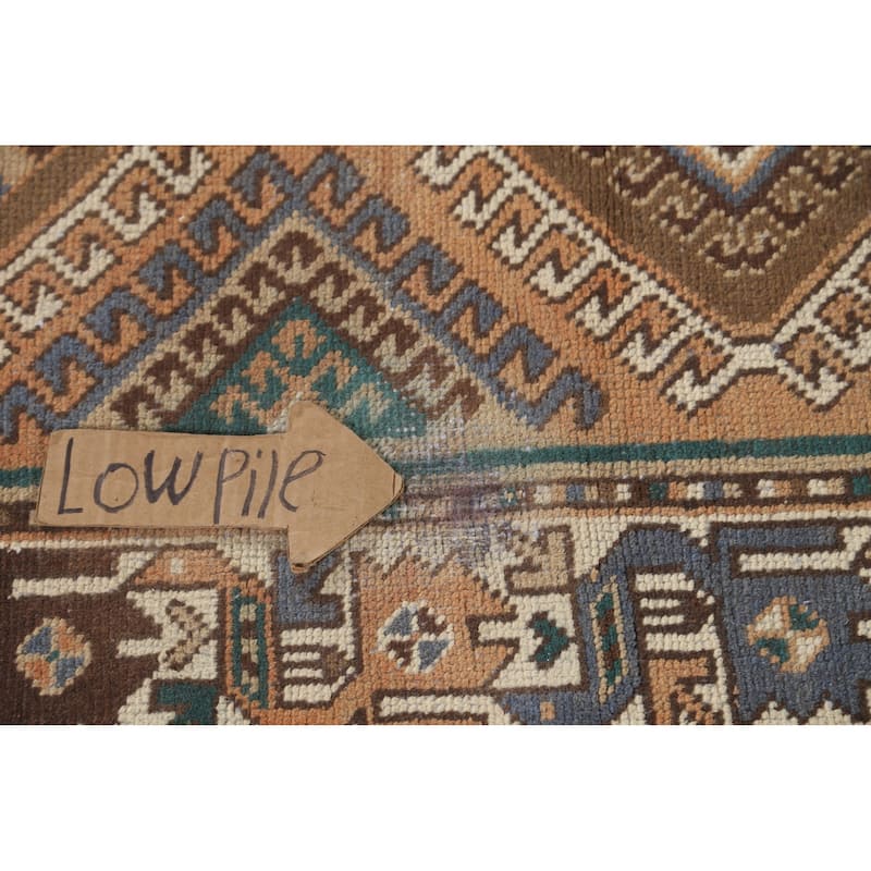 Peach Bakhtiari Persian Vintage Area Rug Hand-Knotted Wool Carpet - 4'5"x 7'3"