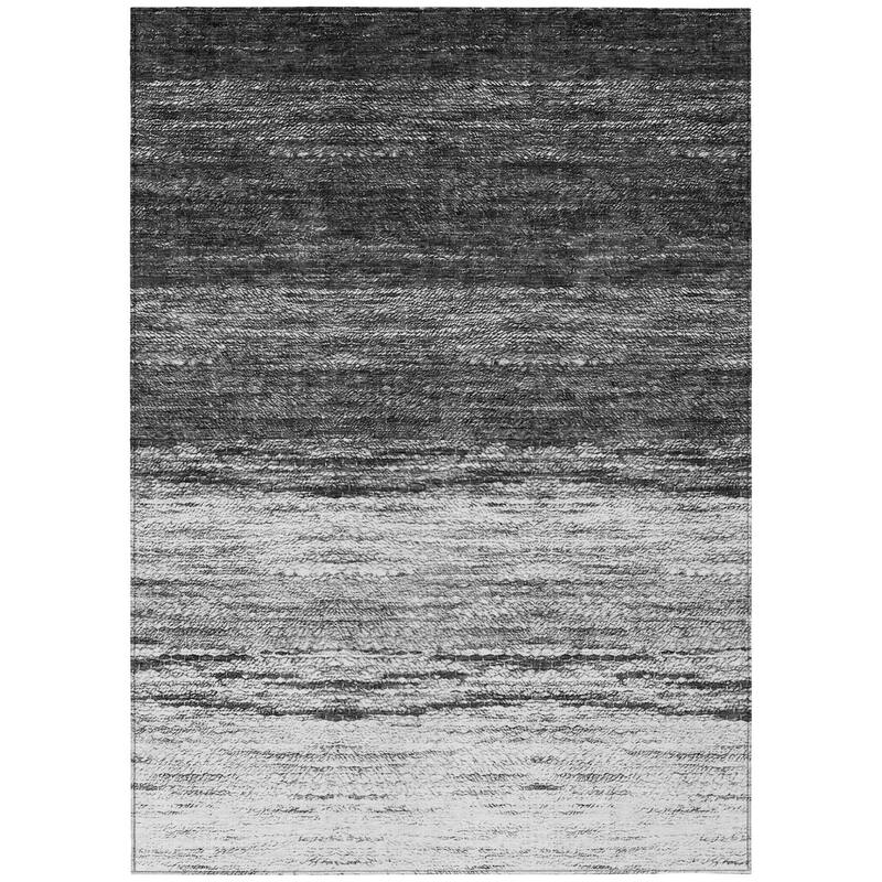 HomeRoots Ombre Transitional Rectangle Outdoor Rug