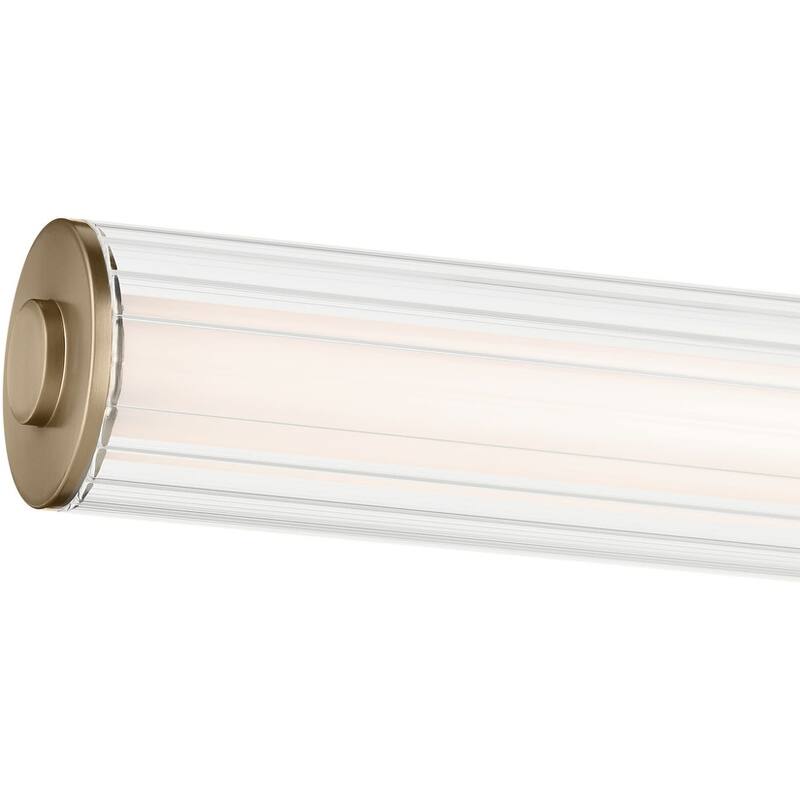 Kichler 55196LED Laurene 2 Light 27" Wide LED Vanity Light with Clear