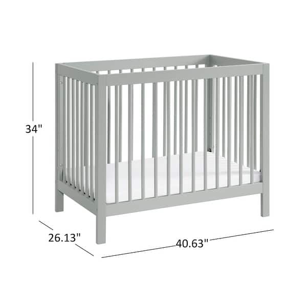dimension image slide 0 of 2, Oxford Baby Essential 4 in 1 Mini Crib
