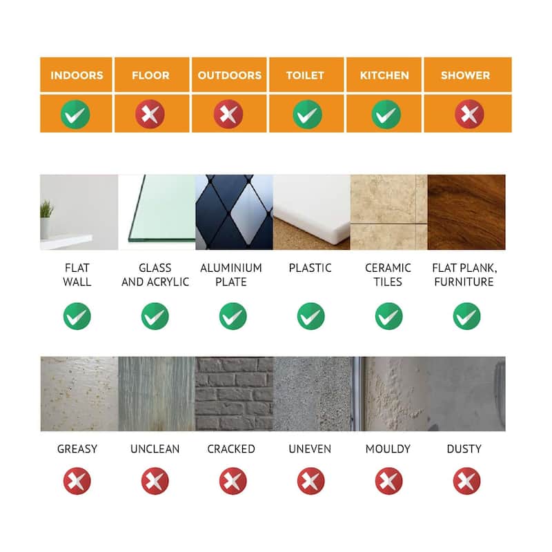 Walplus Andalu Light Grey Cement Spanish Tile Sticker Peel and Stick