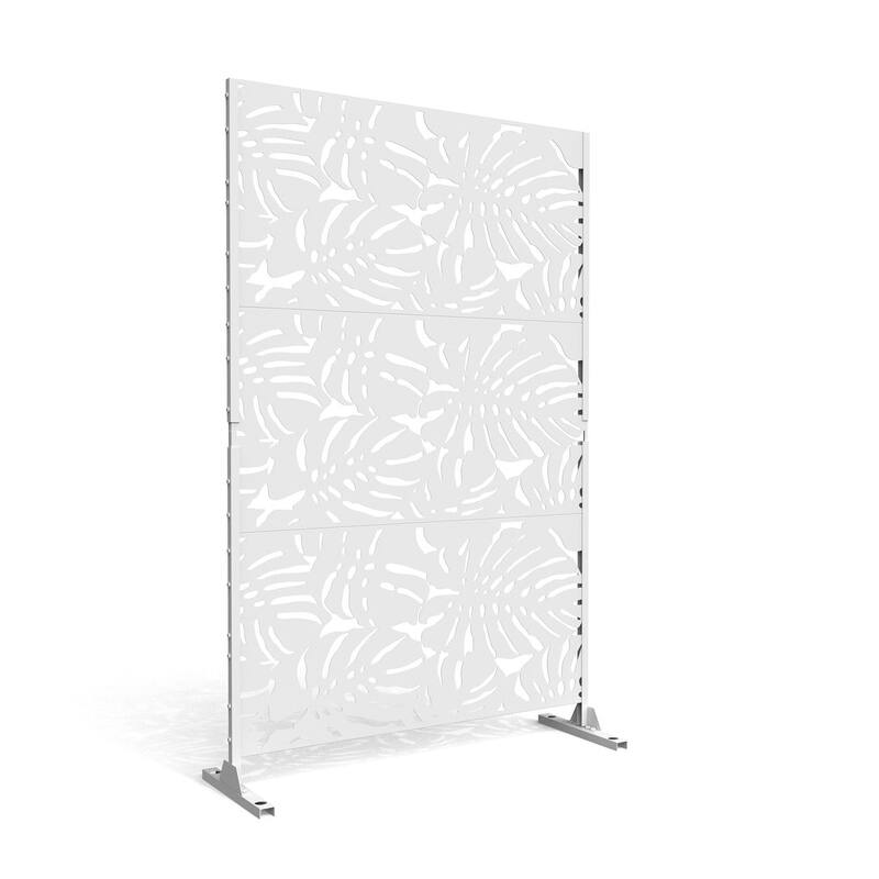 Privacy Screen Outdoor Free Standing Outdoor Screen Panel - 72"H x 47"W