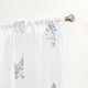 preview thumbnail 3 of 12, Nicole Miller New York Mabel Sheer Rod Pocket Curtain Panel Pair