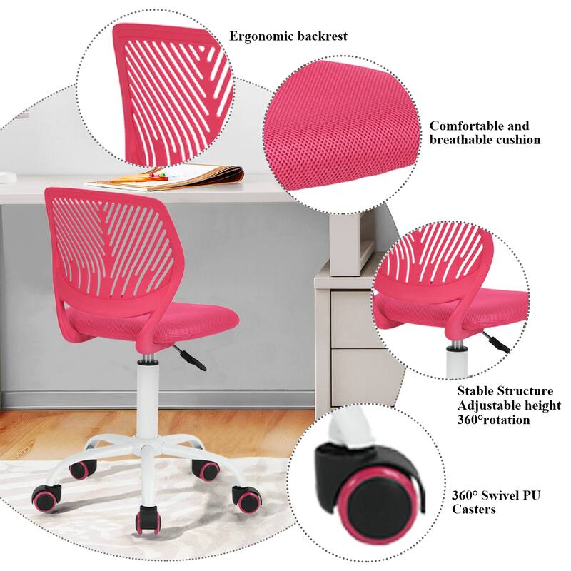 Homylin Colorful Mesh Task Chair for Teen