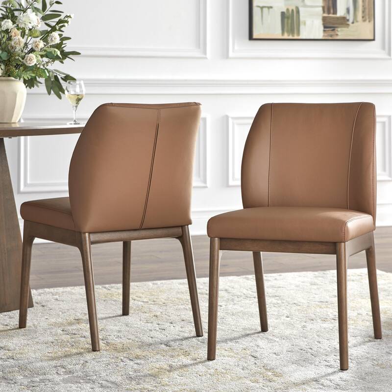 Lifestorey Lisbon Leather Dining Set