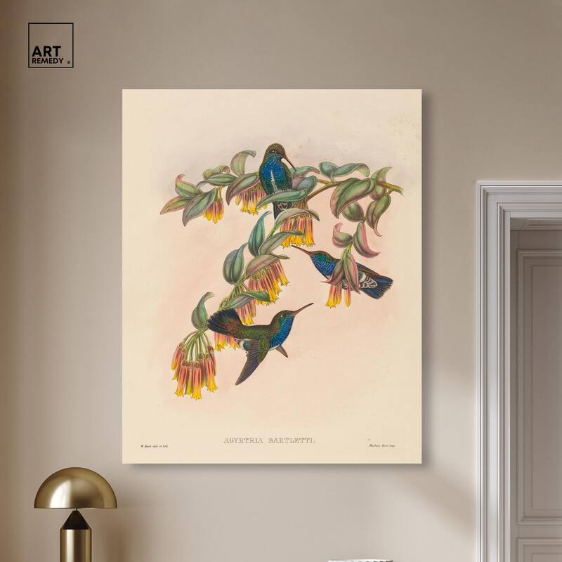 Hart Bartlett Emerald Canvas by Art Remedy, Gallery Wrapped