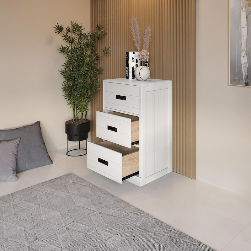 CraftPorch Luxury 3-Drawers Cabinet - N/A