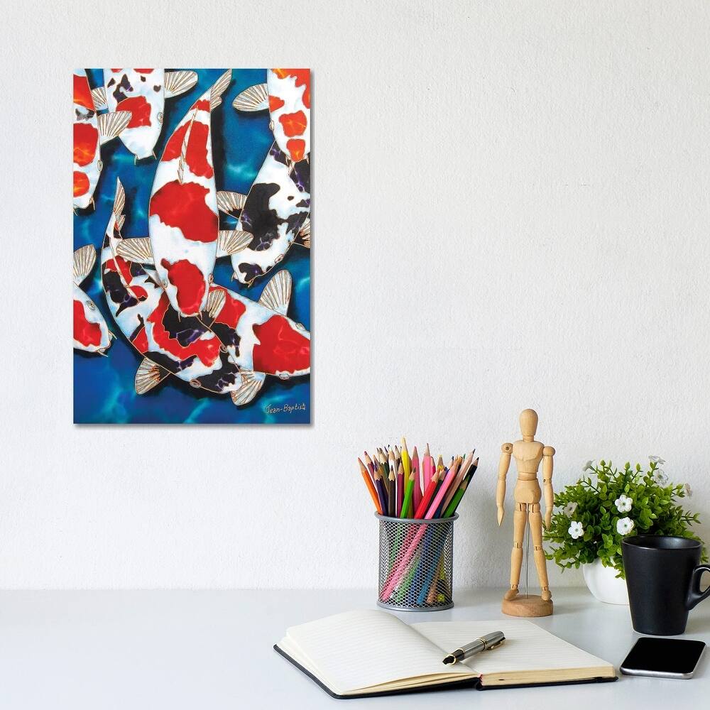 iCanvas "8 Koi" by Daniel Jean-Baptiste Canvas Print