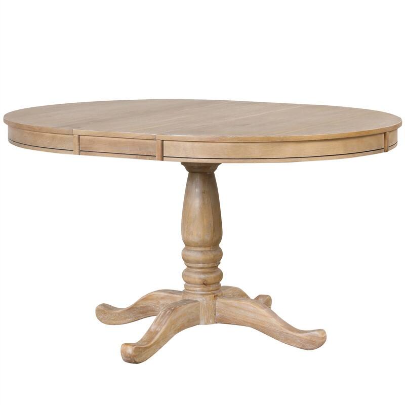 Modern Dining Table Set for 4,Round Table and 4 Kitchen Room Chairs,5 Piece Kitchen Table Set for Dining Room,Breakfast Nook