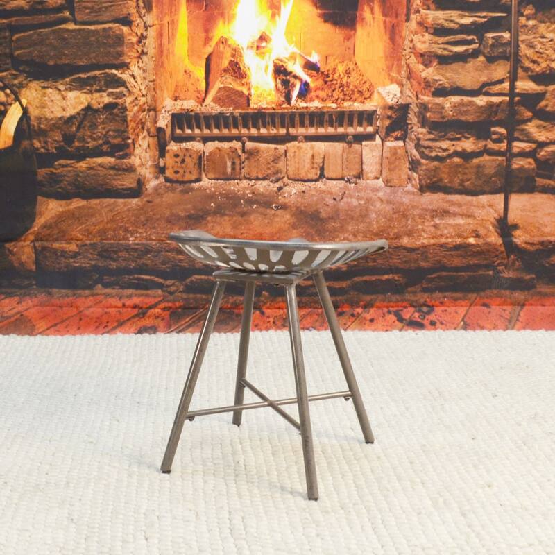 Tractor Seat Iron Stool - 18" - Black