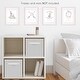 preview thumbnail 3 of 4, Sweet Jojo Designs Pink Grey Woodland Boho Dream Catcher Bunny Floral Collection Wall Decor Art Prints (Set of 4) - Rose Flower