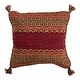 preview thumbnail 1 of 1, Southwest Tassels Pillow Cover 18"H x 18"W - Red