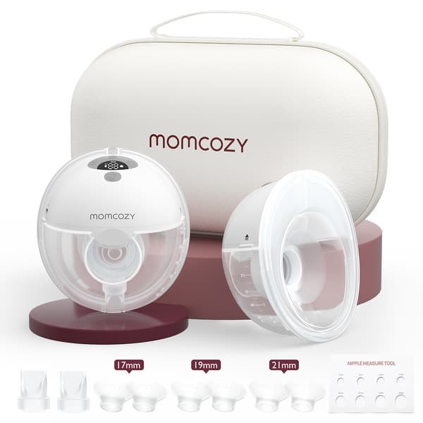 slide 2 of 16, All-in-one M5 Wearable Breast Pump - Grey - Double