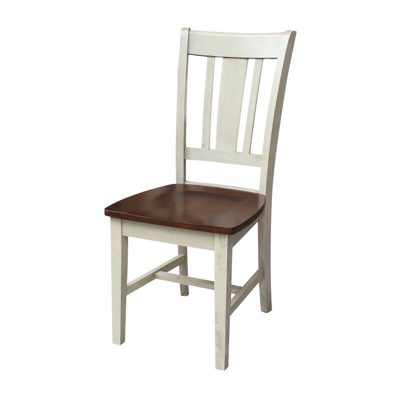 3 Piece Set - 36" Round Extension Dining Table with San Remo Chairs