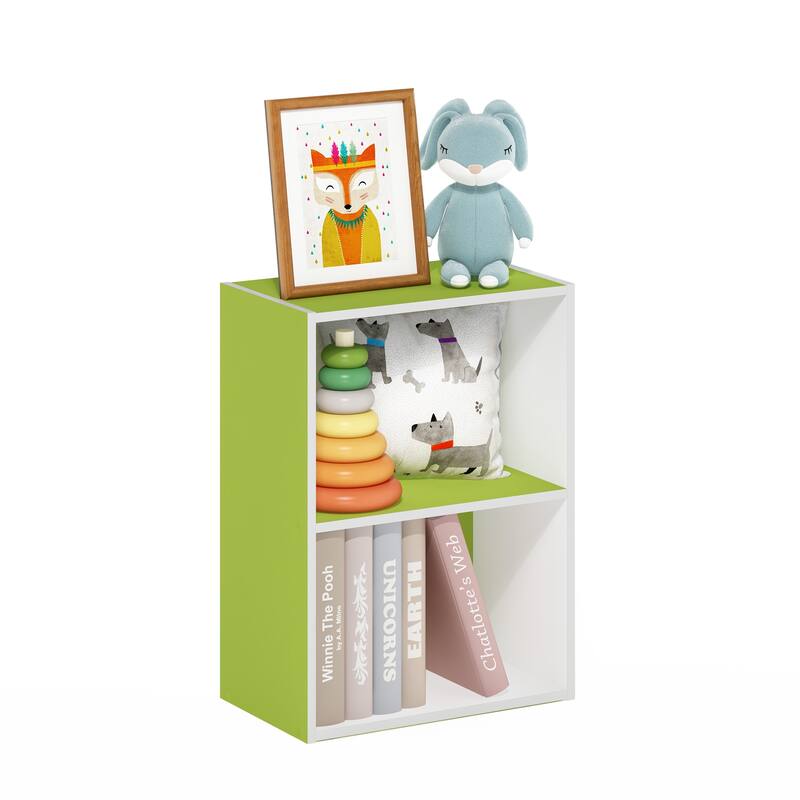 Furinno Luder 2-Tier Open Shelf Bookcase