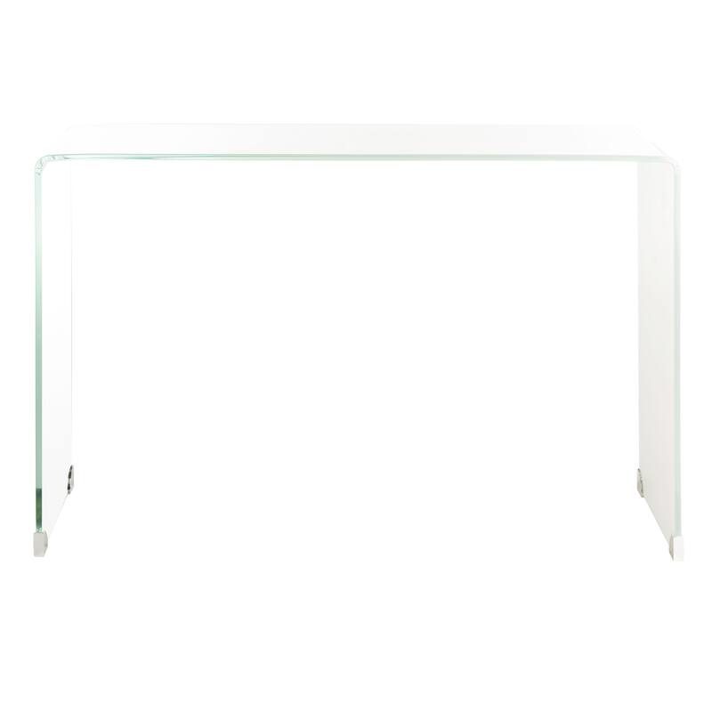 SAFAVIEH Modena Ombre Glass Console Table - Clear / Blue - 43.3" x 13.8" x 29.5" - 43Wx14Dx30H