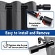 preview thumbnail 3 of 14, Deconovo 1 Inch Adjustable Curtain Rods for Window Steel Tube