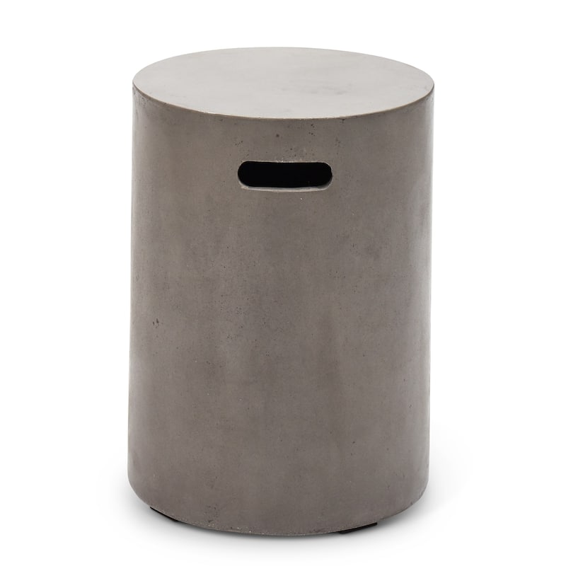 Urbia Cylinder Concrete Stool - N/A