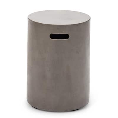 Urbia Cylinder Concrete Stool - N/A
