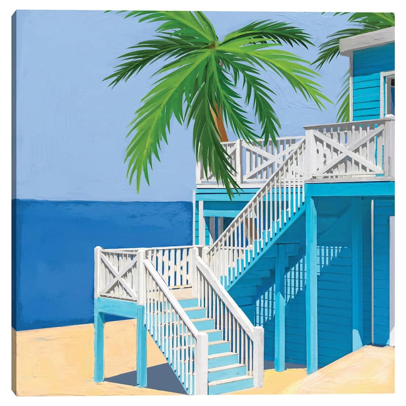 Cottage Palm by Studio Arts Canvas Art Print