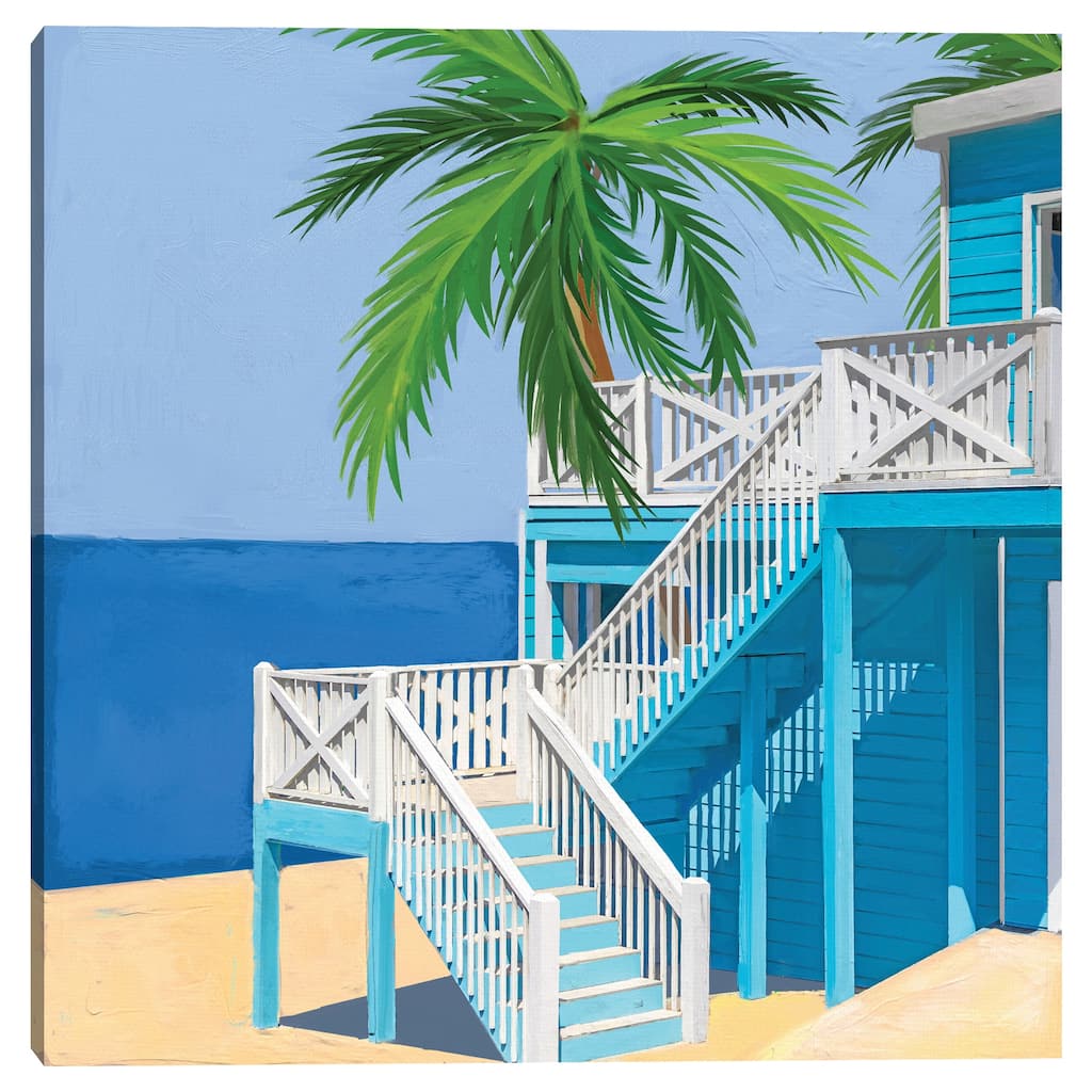 Cottage Palm by Studio Arts Canvas Art Print