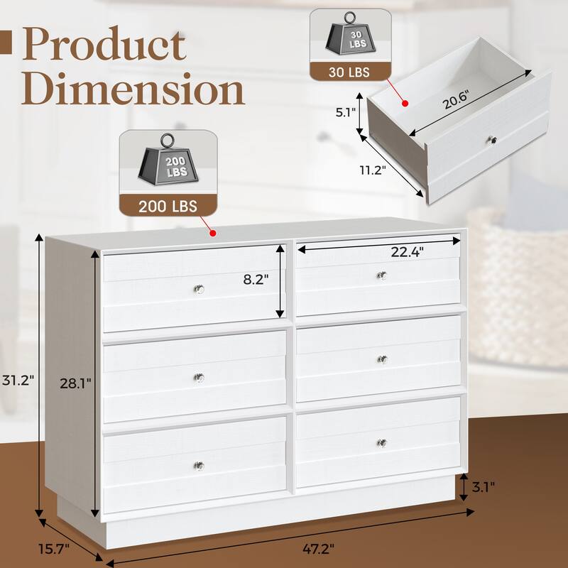 6 - Drawer Dresser