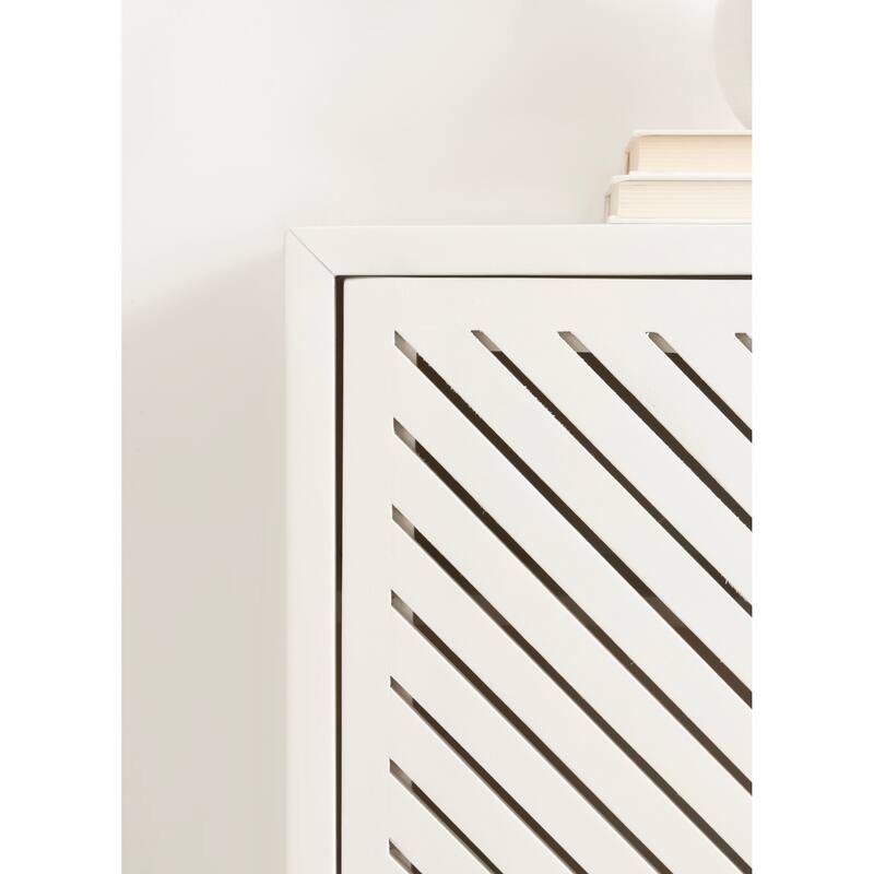 Kate and Laurel Mezzeta Tall 2-Door Bath Cabinet
