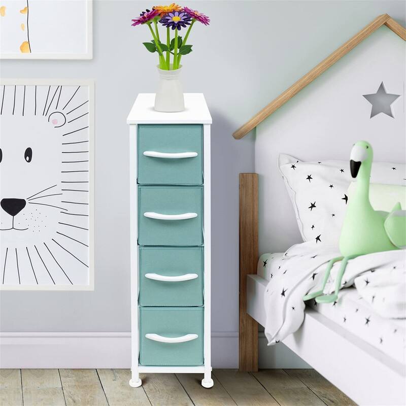 Narrow Dresser with 4 Drawers