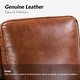 preview thumbnail 57 of 57, Cigar Mid-century Modern Genuine Leather Recliner with Solid Wood Legs and Nailhead Trim Set of 2 by HULALA HOME