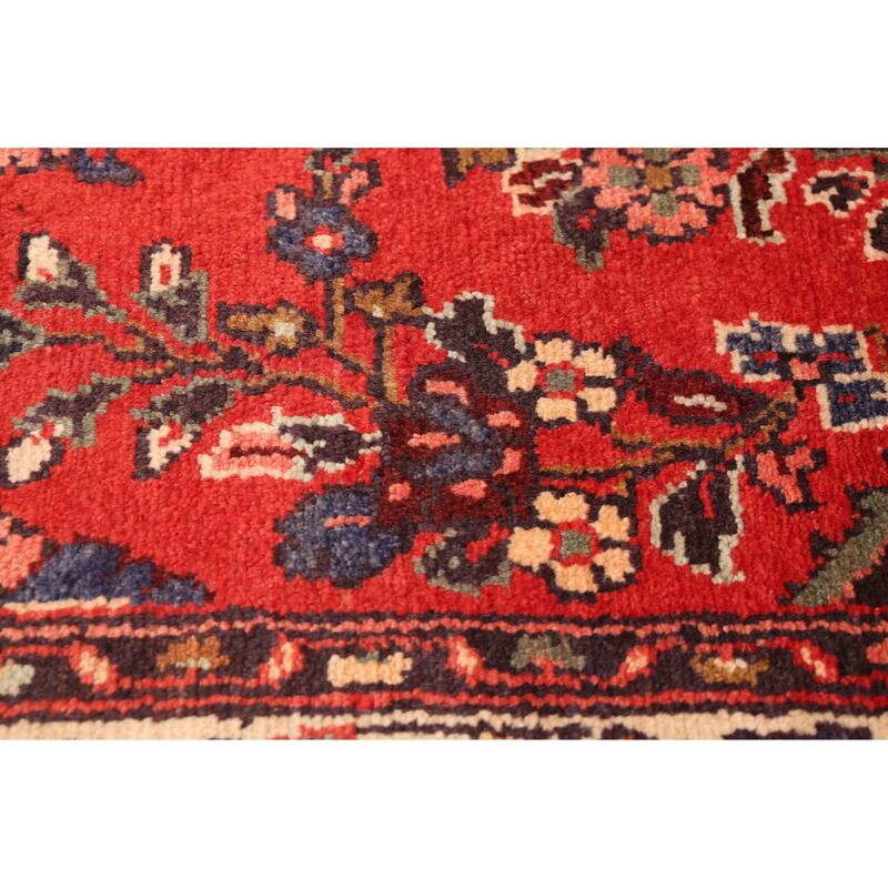 ECARPETGALLERY Hand-knotted Andelz Red Wool Rug - 2'8 x 10'2