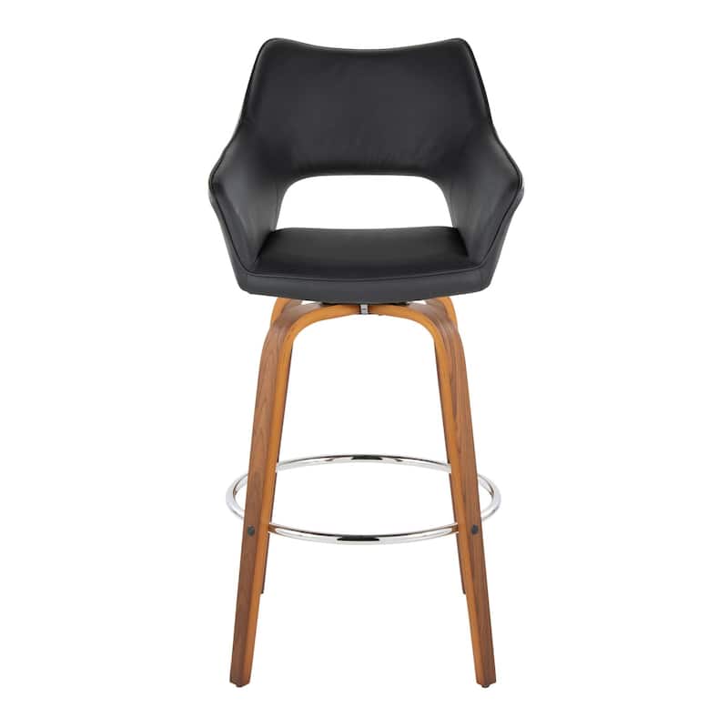 Mustang 30" Fixed-Height Xl Barstool - Set of 2