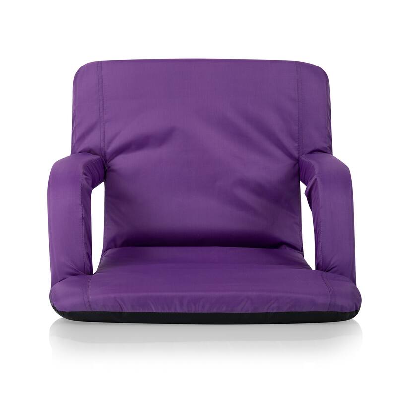 Picnic Time Ventura Purple Portable Reclining Stadium Seat