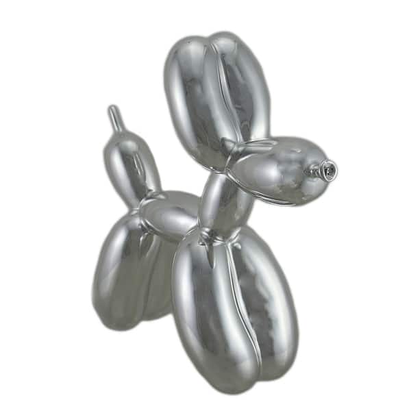 10 In Silver Metallic Finish Balloon Dog Animal Art Sculpture Overstock 17142813 People who create balloon animals and other twisted balloon sculptures are called twisters, balloon benders, and balloon artists. usd